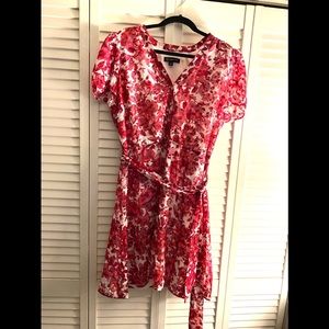 Red and white dress - INC - large